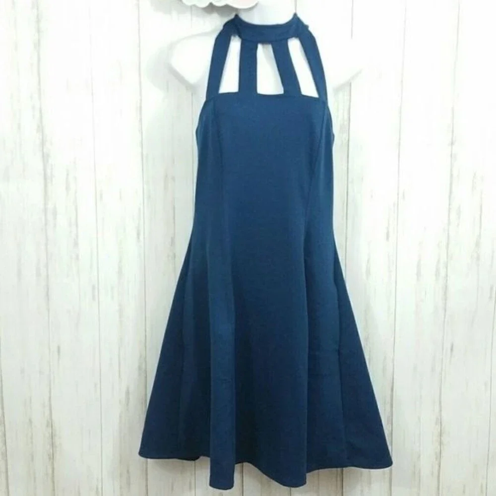 Free People Beach Caged Neckline Dress Size Large